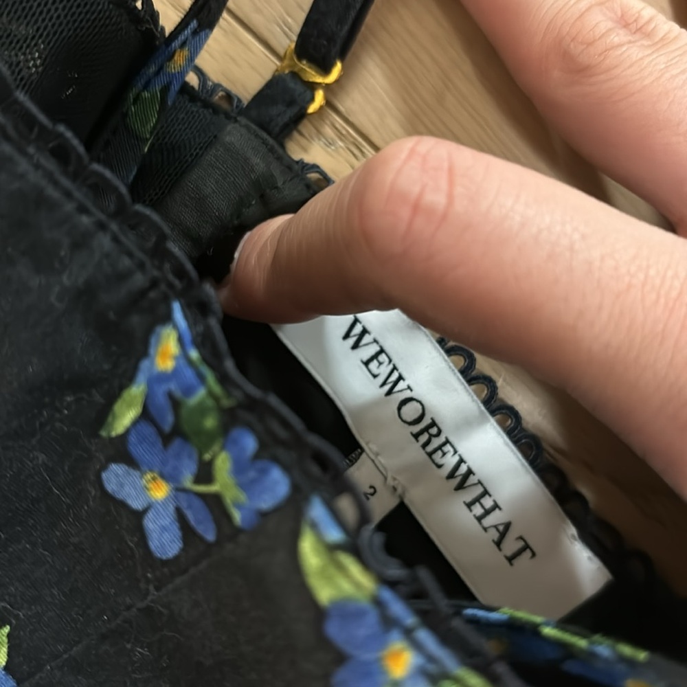 NWOT WeWoreWhat Flower Corset - Picture 5 of 5